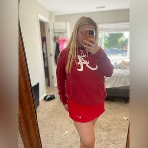 Red NIKE Tennis Skirt